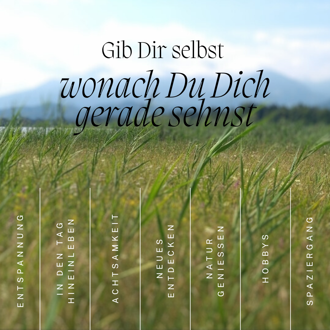 Zeit mit dir selbst Teil 3